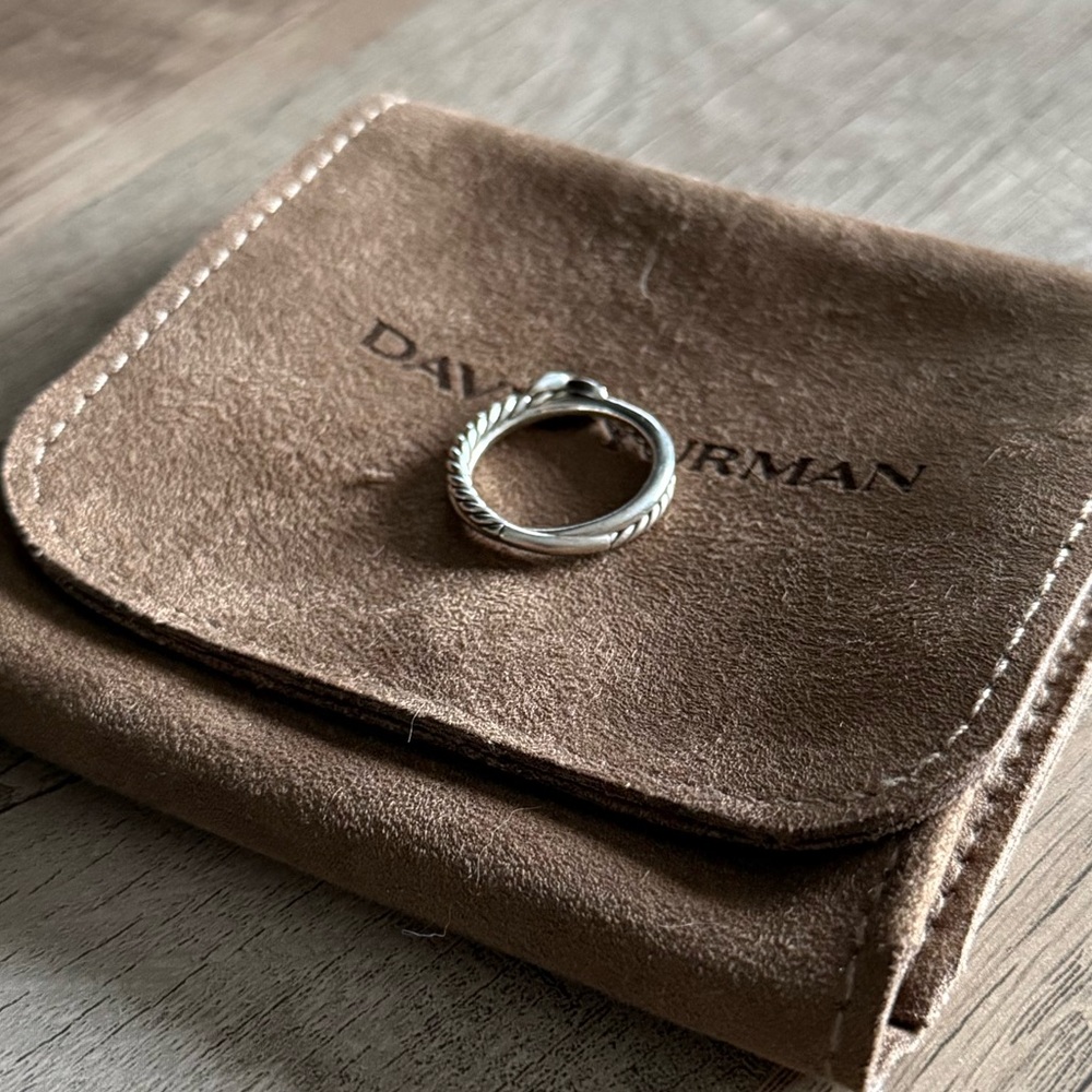 David Yurman Petite X Diamond Ring - Picture 2 of 4